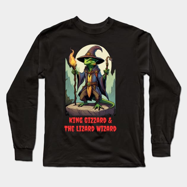 King Gizzard and The Lizard Wizard Long Sleeve T-Shirt by abahanom